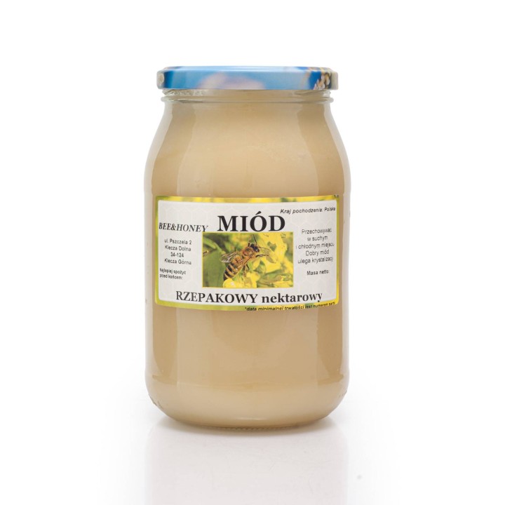 Etykiety na miód z własnym nazwiskiem PERSONALIZOWANE (100 szt) - wzór EN25