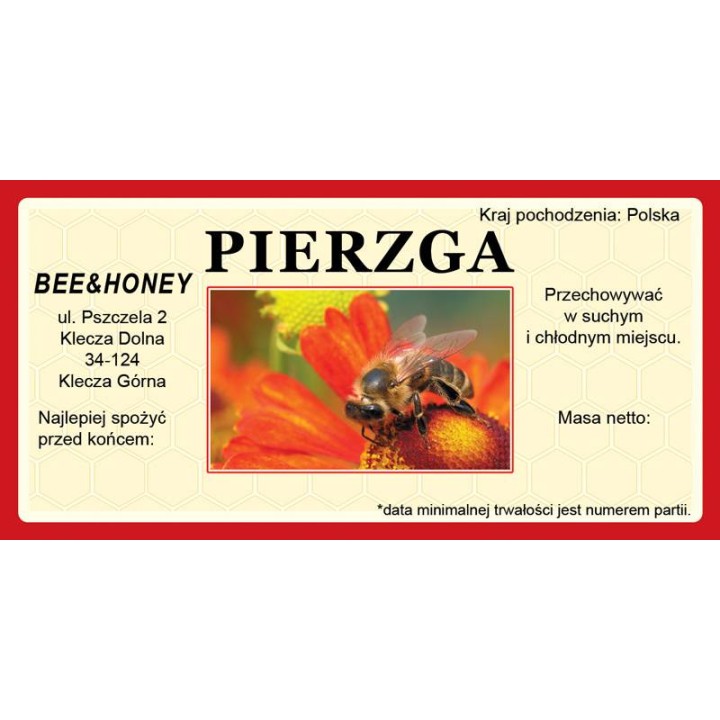 Etykieta z własnym nazwiskiem (100 szt) - wzór EN10