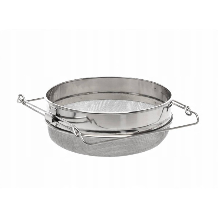 Sito nierdzewne, podwójne do miodu 24cm - 5740