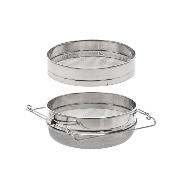 Sito nierdzewne, podwójne do miodu 24cm - 5740