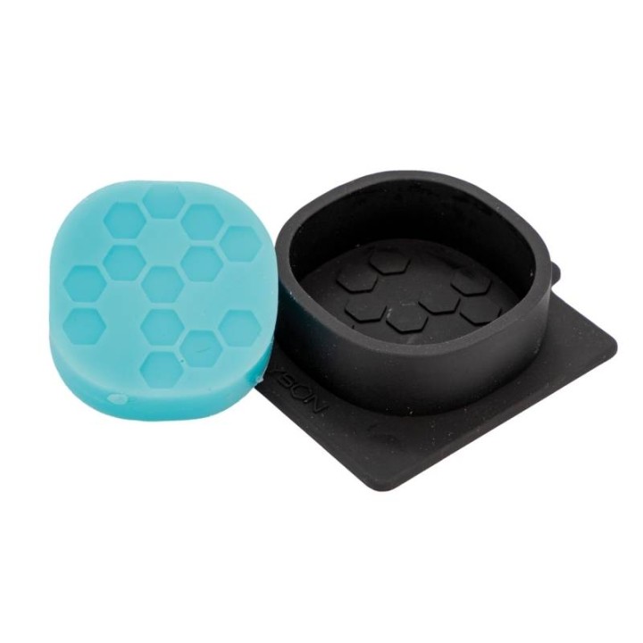 Forma na mydło - ROZPROSZONE HEKSAGONY W OWALU - FM002