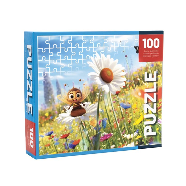 PUZZLE dla dzieci PSZCZÓŁKA - 32x32 cm 100 elementów - PUZ1