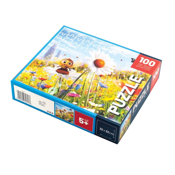 PUZZLE dla dzieci PSZCZÓŁKA - 32x32 cm 100 elementów - PUZ1