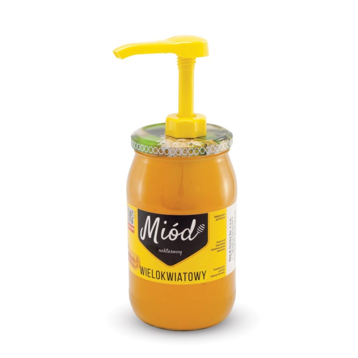 Dozownik DUŻY do miodu z nakrętką fi 82mm - DOZ12