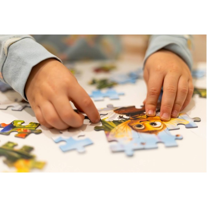 PUZZLE dla dzieci PSZCZÓŁKA - 32x32 cm 100 elementów - PUZ1
