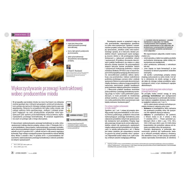 Pasieka nr 6/2025 (PAS134)