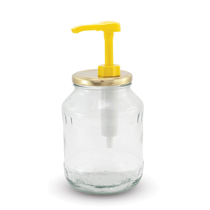 Dozownik DUŻY do miodu z nakrętką fi 82mm - DOZ12