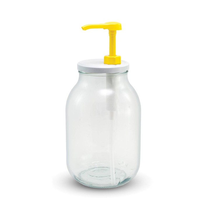 Dozownik DUŻY do miodu z nakrętką fi 82mm - DOZ12