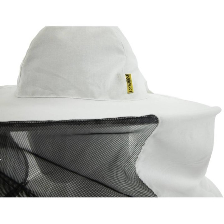 Kapelusz pszczelarski bawełniany z gumkami zakładanymi pod pachy - 6066