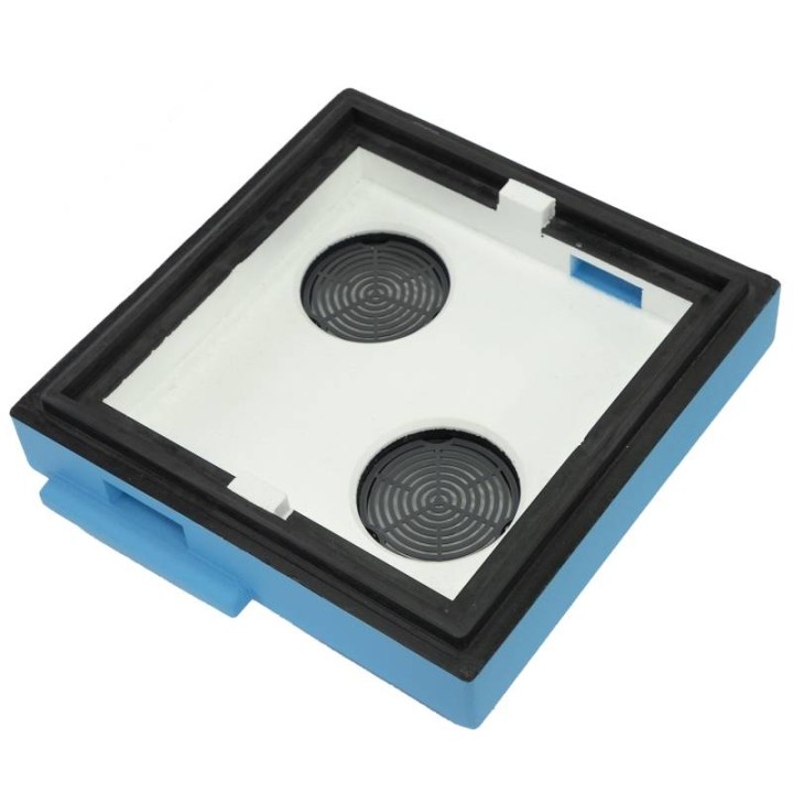 Mini dennica do ula (bez kopytek) - nowy typ - malowana (niebieska) - W1118