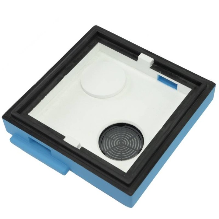 Mini dennica do ula (bez kopytek) - nowy typ - malowana (niebieska) - W1118