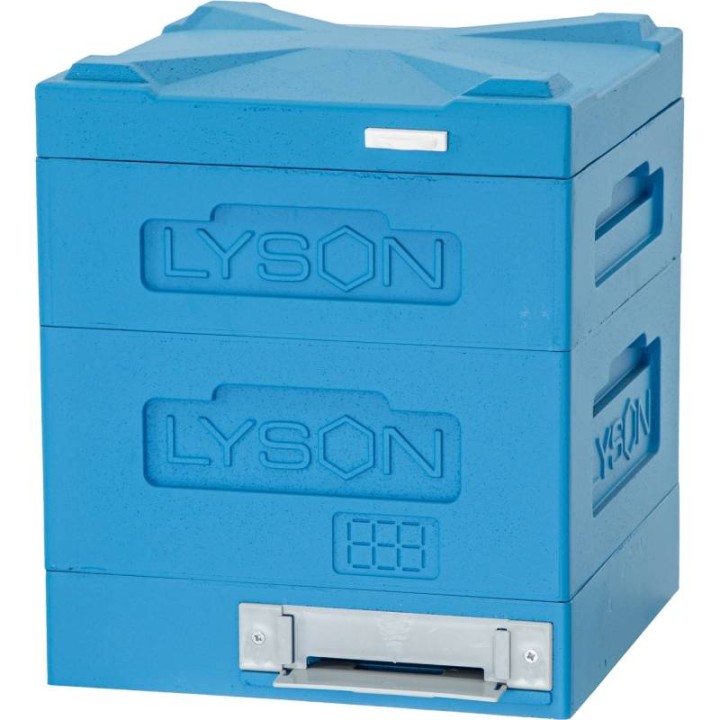 Mini ul Dadant CLASSIC na ramki modułowe, wys. 145 mm, malowany (niebieski) - W13_UC_N