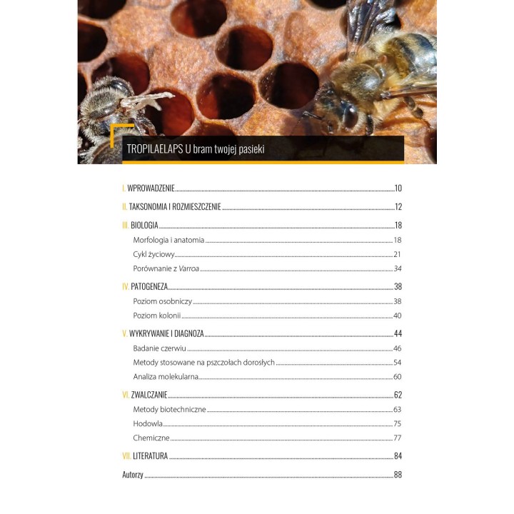 Książka "Tropilaelaps – u bram Twojej pasieki". Nowe zagrożenie dla pszczół - K280