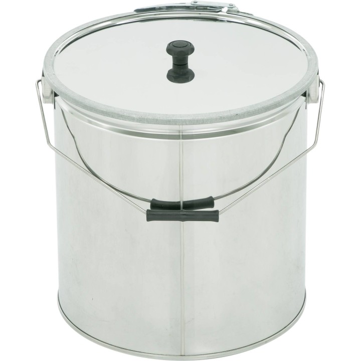 Wiadro nierdzewne 30 kg bez sita, pierścień zaciskowy - SN_250