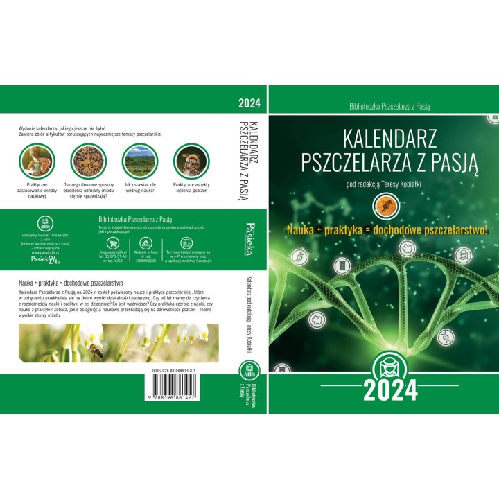 Kalendarz Pszczelarza z Pasją na 2024 r.  - K260