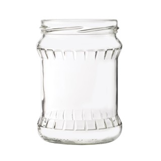 Słoiki 500 ml 0,5L na miód i przetwory  (zgrzewka8 szt) - wzór A9zgrz