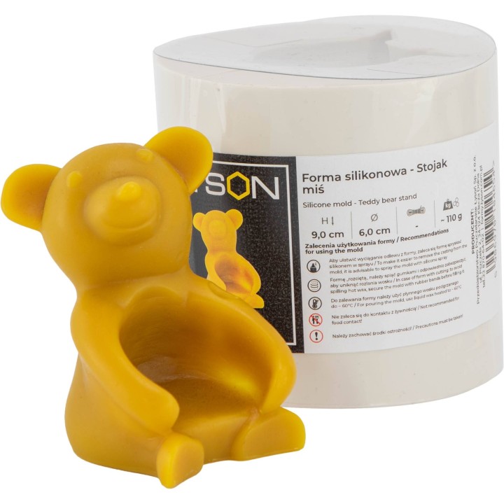 Forma silikonowa - Stojak miś - FS602