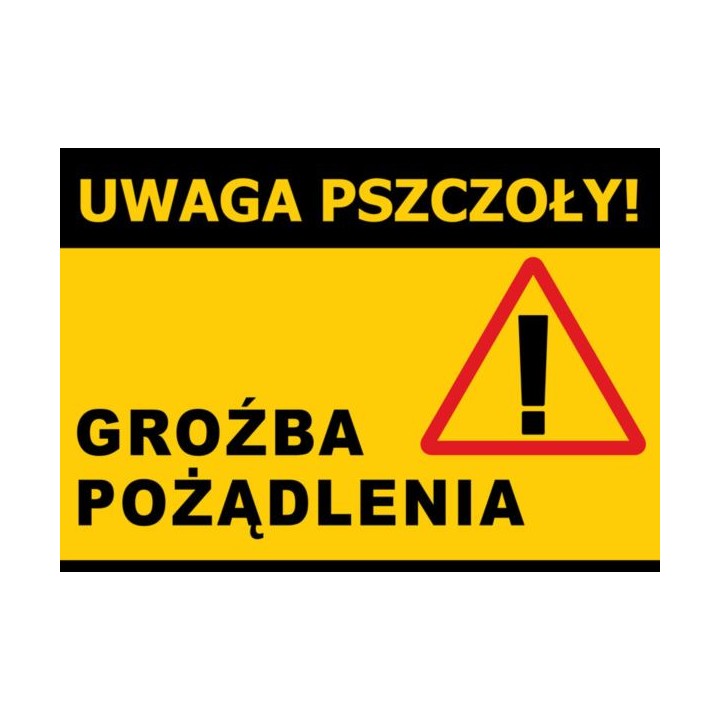 Średnia tablica ostrzegawcza - wzór F231
