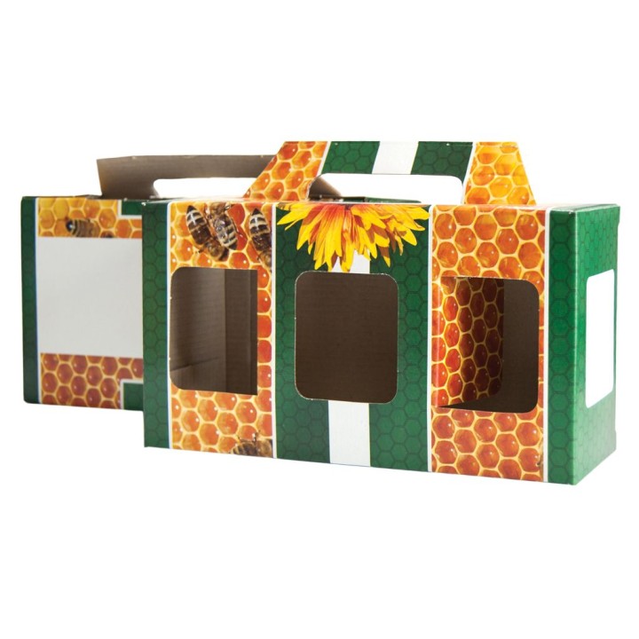 Pudełko na 3 słoiki 315ml (10szt) -  P2E