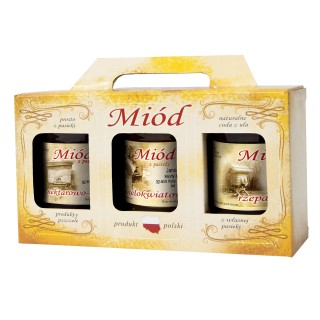 Pudełko na 3 słoiki 315ml (10szt) -  P2F