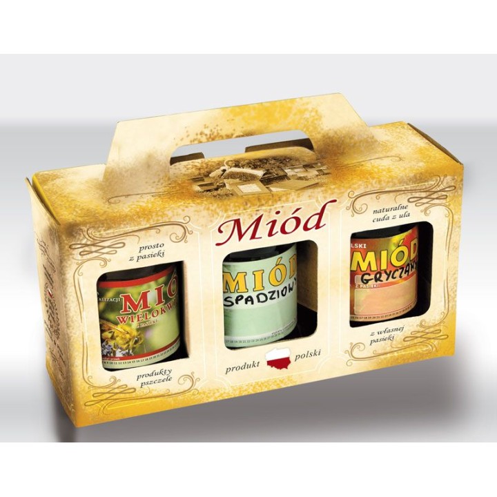 Pudełko na 3 słoiki 315ml (10szt) -  P2F