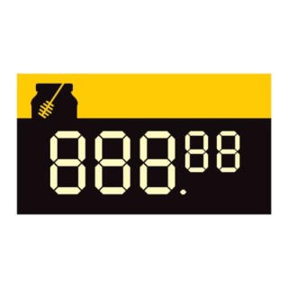 Paczka etykiet mini cenówki 45x25 mm (100szt) - wzór EM23