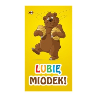 Paczka etykiet mini "Lubię miodek" 45x25 mm (100szt) - wzór EM24