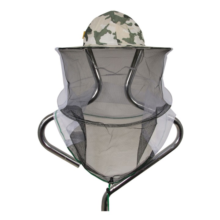 Kapelusz pszczelarski moro (siatka z tyłu) - 6038