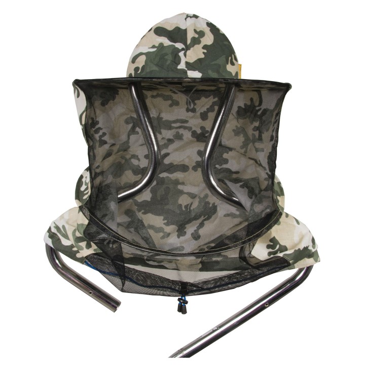 Kapelusz pszczelarski moro (płótno z tyłu) - 6039