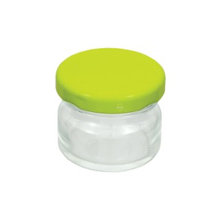 Paczka 30 szt słoiczków 40g z nakrętkami zielonymi - A30g