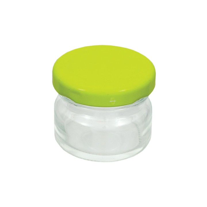Paczka 30 szt słoiczków 40g z nakrętkami zielonymi - A30g