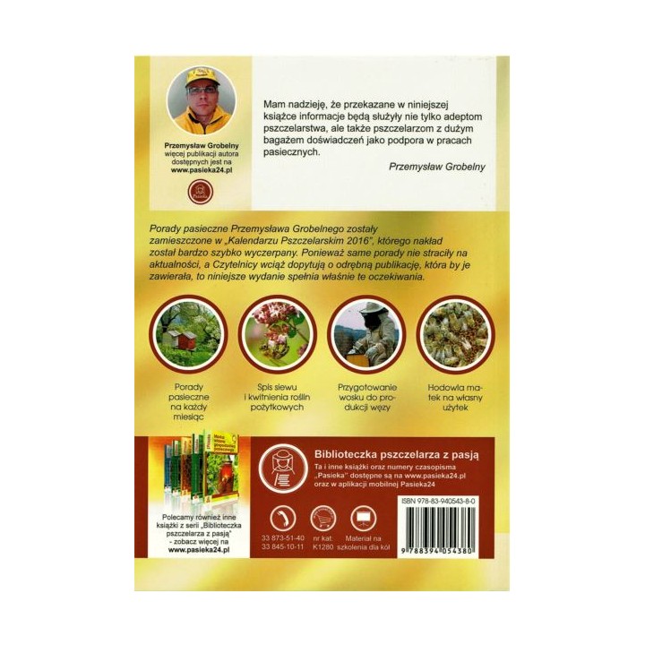 Książka "Porady pasieczne" (Przemysława Grobelnego) - K183