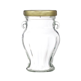 Paczka 15 szt słoiczków 106 ml z nakrętkami - wzór A2