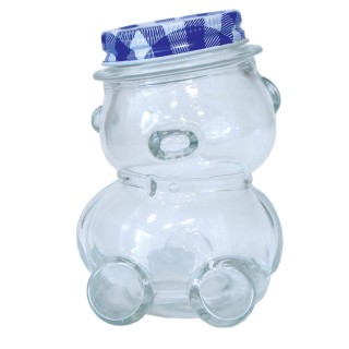 Paczka 8 szt słoiczków miś 150ml z nakrętkami  (8szt) -  wzór A40