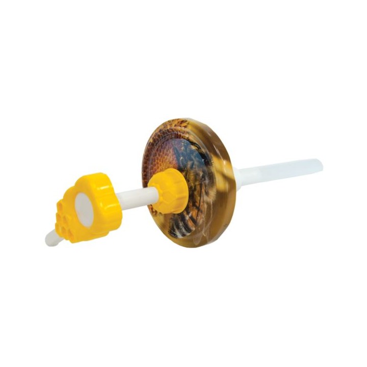 Dozownik do miodu "Komórka pszczela" + zakrywka 66m i 82mm - 1szt - DOZ9