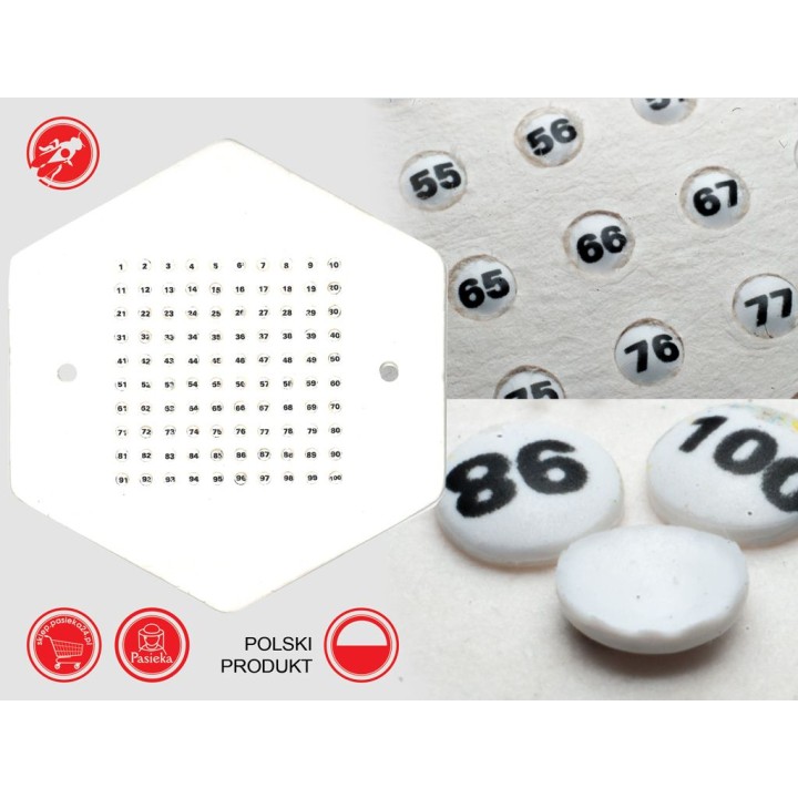 OPALITKI POLSKIE (białe) (1szt) - wzór OPALB