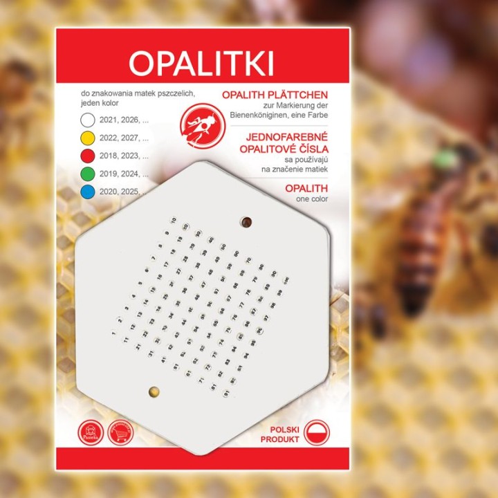 OPALITKI POLSKIE (białe) (1szt) - wzór OPALB