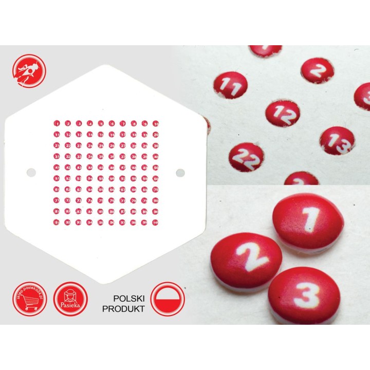 OPALITKI POLSKIE (czerwone) (1szt) - wzór OPALC