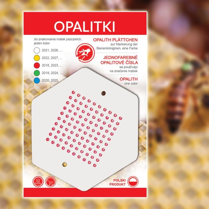 OPALITKI POLSKIE (czerwone) (1szt) - wzór OPALC