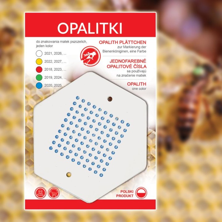 OPALITKI POLSKIE (niebieskie) (1szt) - wzór OPALN