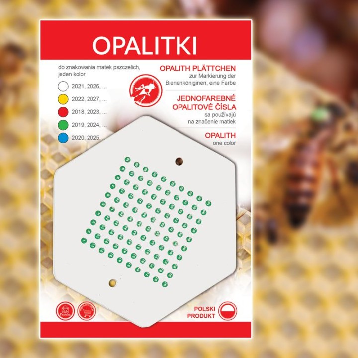 OPALITKI POLSKIE (zielone) (1szt) - wzór OPALZ