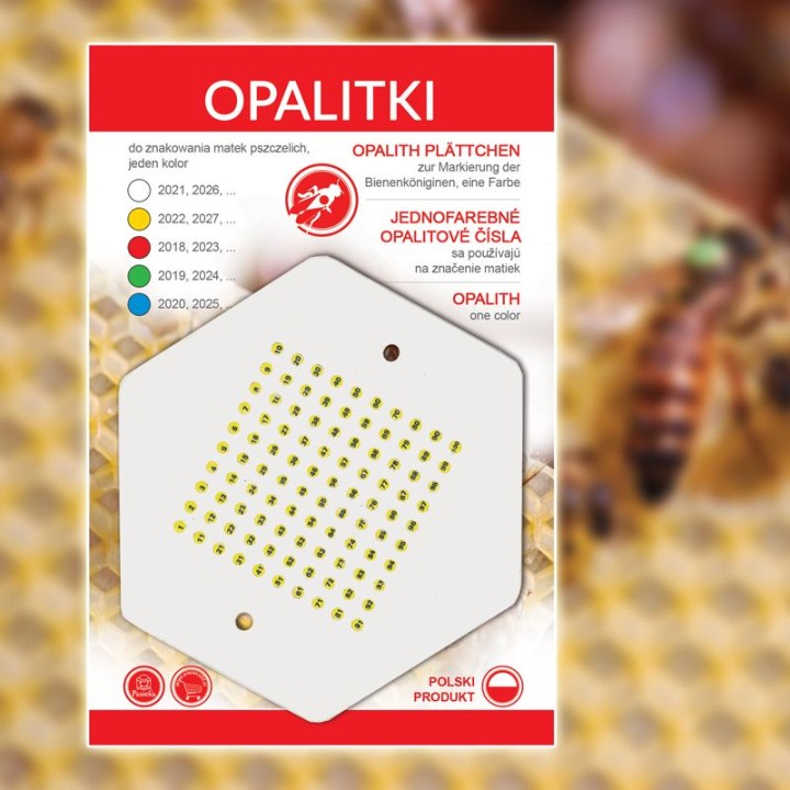 OPALITKI POLSKIE (żółte) (1szt) - wzór OPALY