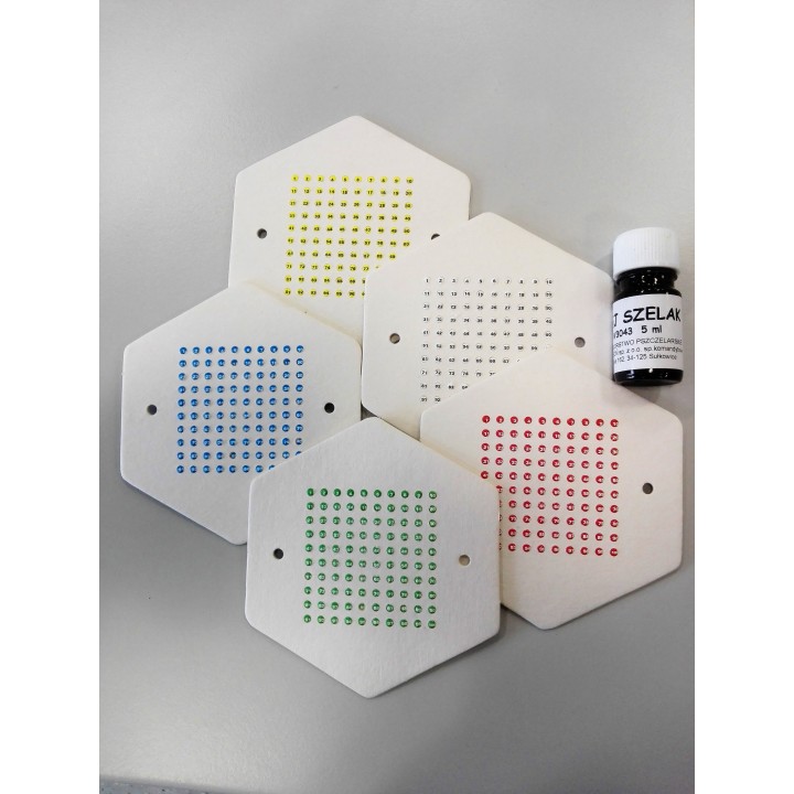 Opalitki polskie - 5 lat (1szt) + klej szelak - wzór OPAL5