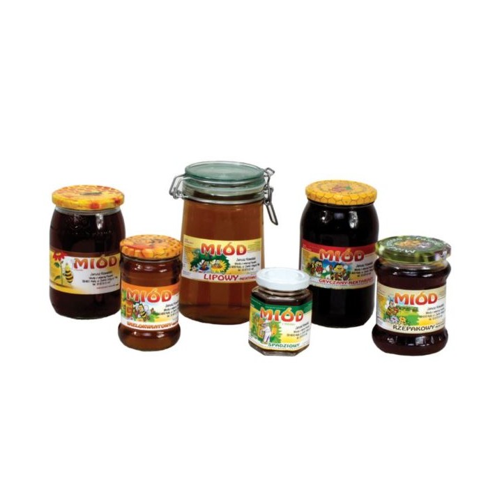 Paczka etykiet na miód nawłociowy (100szt) - wzór E1044