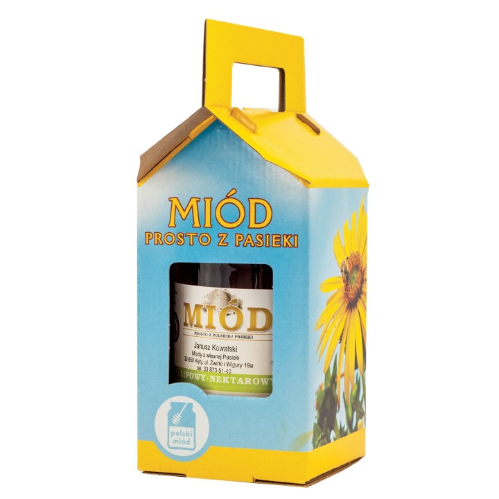 Pudełko Ozdobne na 1 słoik 900ml (10szt) - P1d