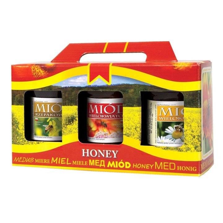 Pudełko na 3 słoiki 315ml (10szt) -  P2B