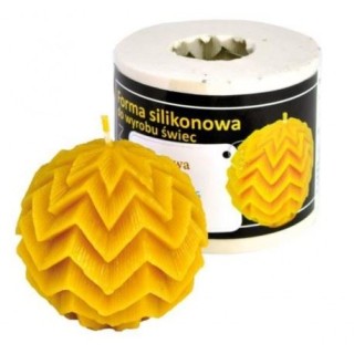 Silikonowa forma na świece - Baśniowa kula - wzór FS06