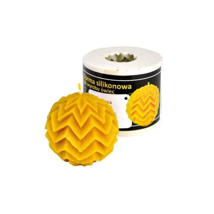Silikonowa forma na świece - Baśniowa kula - wzór FS06