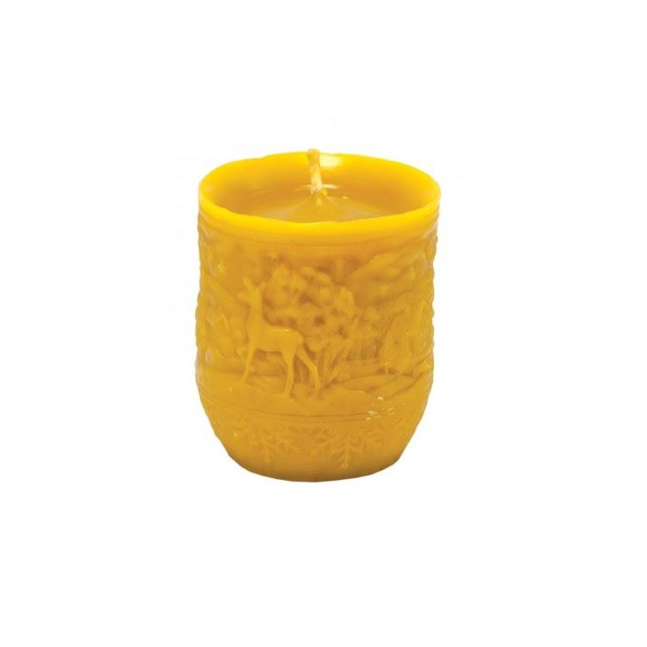 Silikonowa forma na świece - Świeca z zimowym pejzażem - wzór FS421