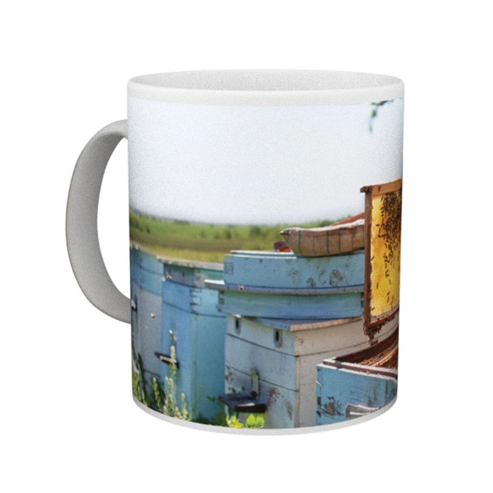 Kubek z motywem pszczelarskim "PSZCZELARZ" - KUB25